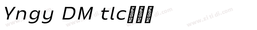 Yingyai DEMO Italic字体转换